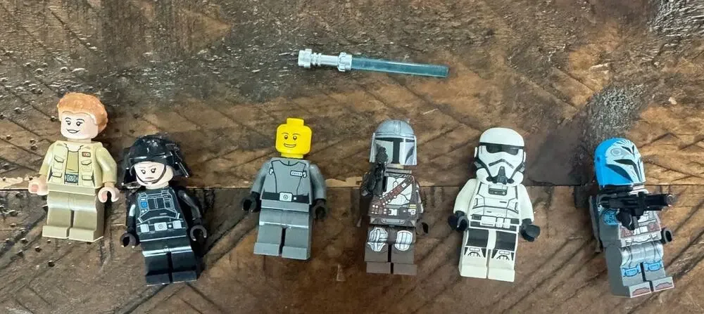 LEGO 6pc Misc Star Wars Mini Figures AS PICTURED